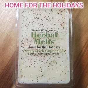HOME FOR THE HOLIDAYS by SWAN CREEK CANDLE CO Herbal Melts Natural Wax 5.25 oz.